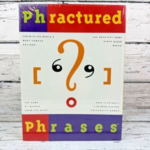 Phractured Phrases Game [1992] University Games Sealed New Family Board‎ Games